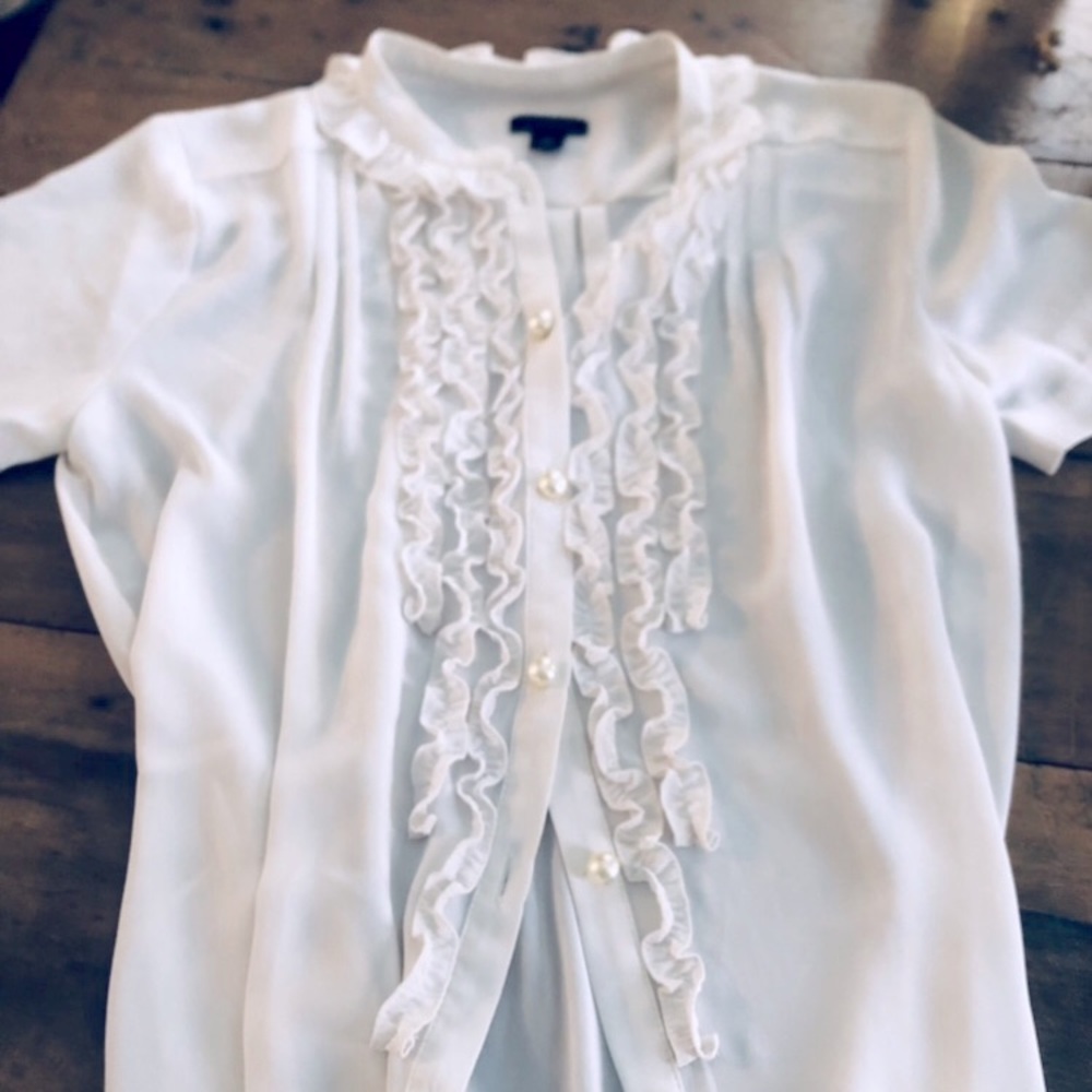 Vintage AT blouse with ruffles